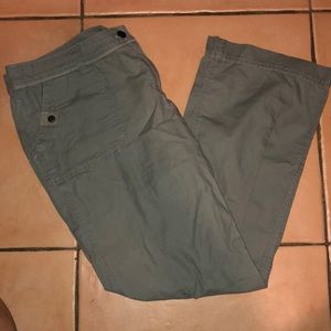 The Loft green pants size 10P